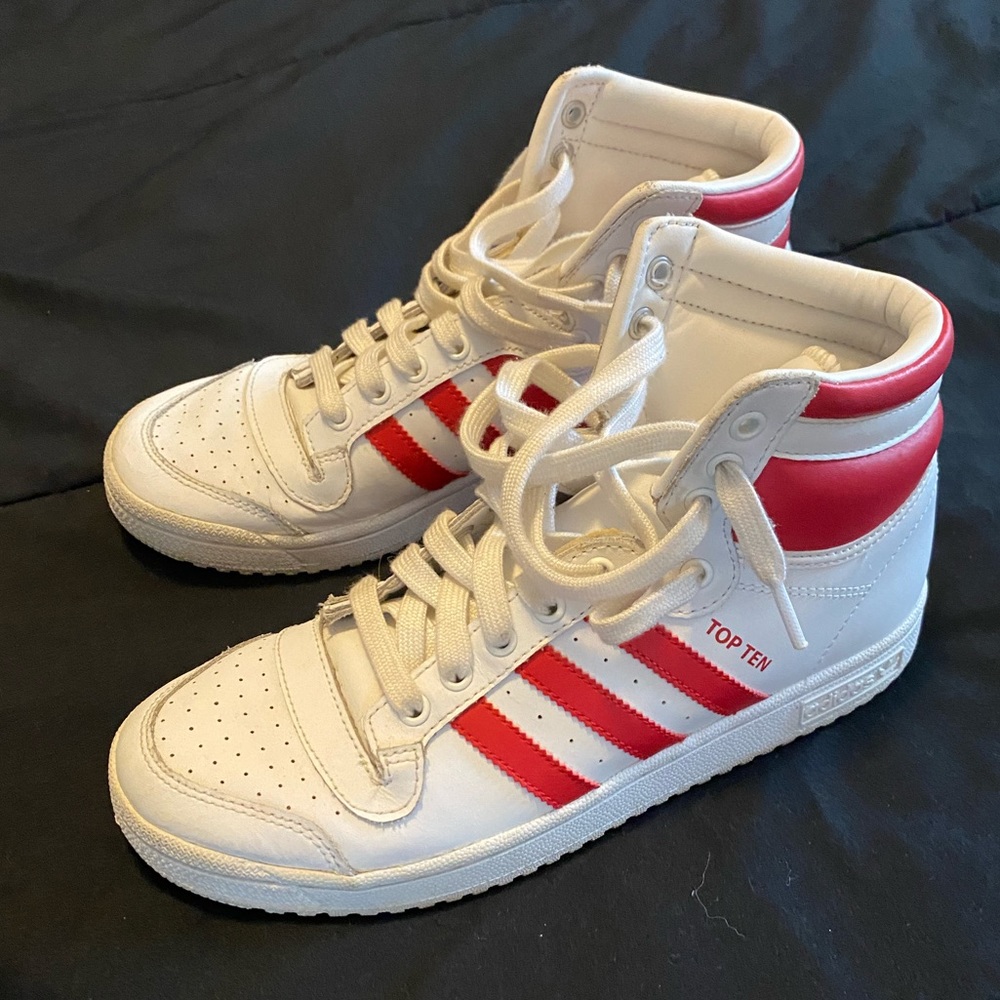 Adidas Red High tops